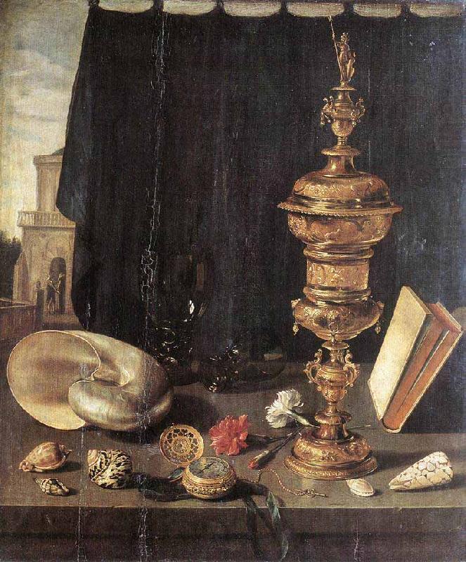 Still life with Great Golden Goblet, Pieter Claesz